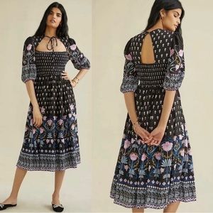 NWT Anthropologie XS MIDI DRESS